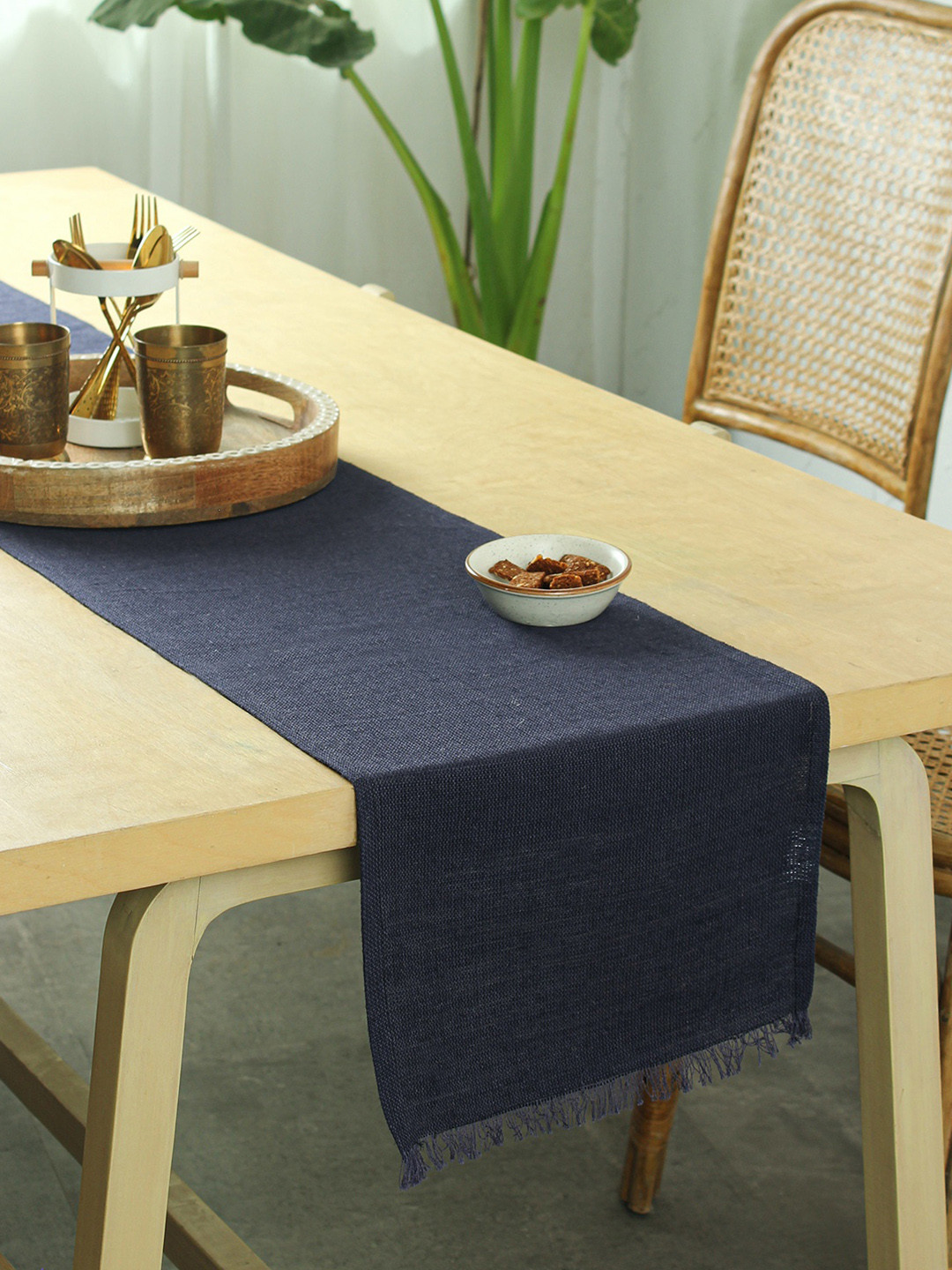 House This Blue Neel Table Runner
