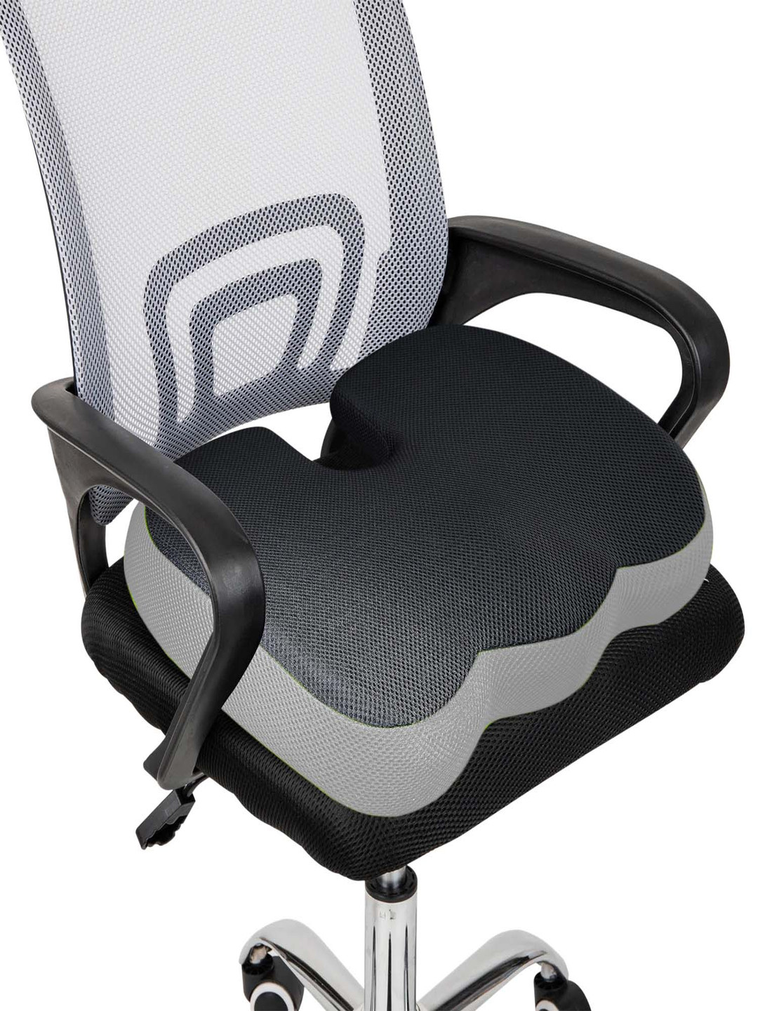 Sleepsia Black Solid Polyester Medium Memory Foam Therapedic Pillow-10.5 x 39.5 x 43 cm