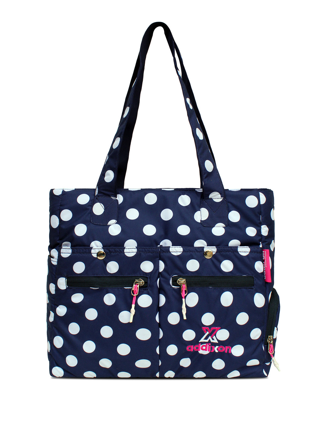Addixon Printed Structured Shoulder Bag with Cut Work