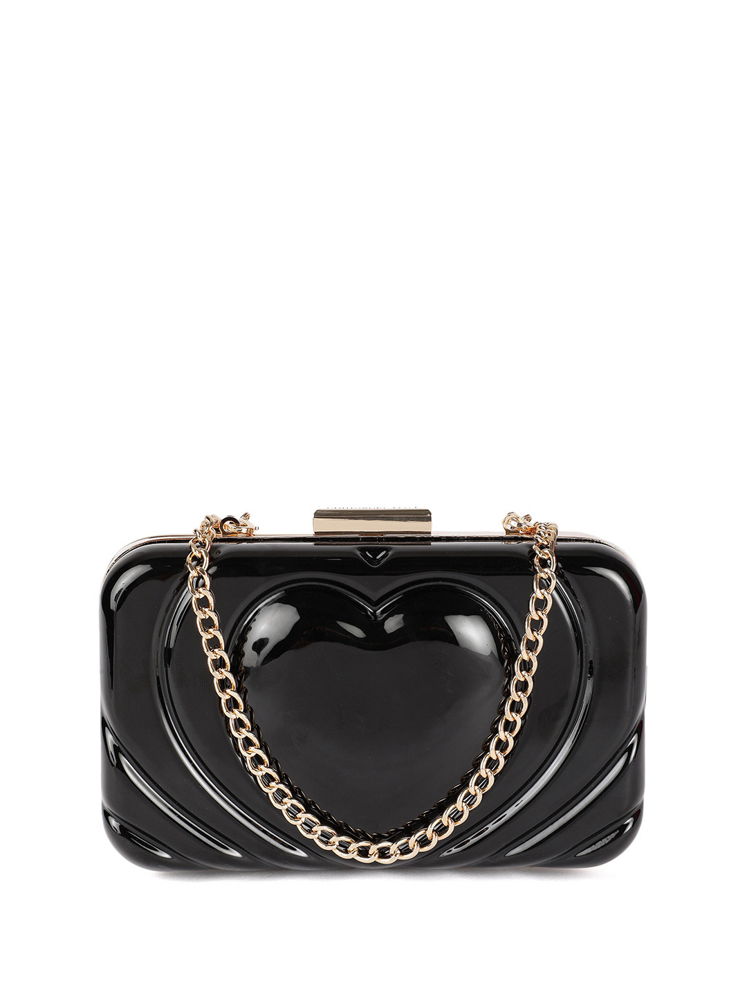LOVE MOSCHINO Textured Box Clutch