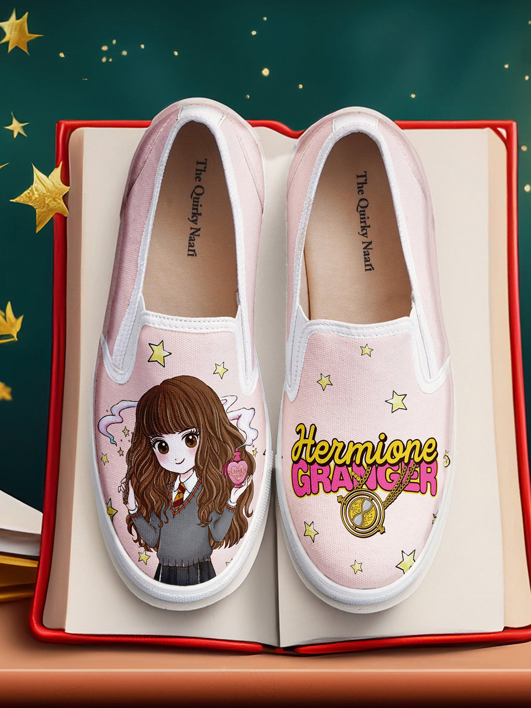 THE QUIRKY NAARI Women Harry Potter Printed Slip-On Sneakers