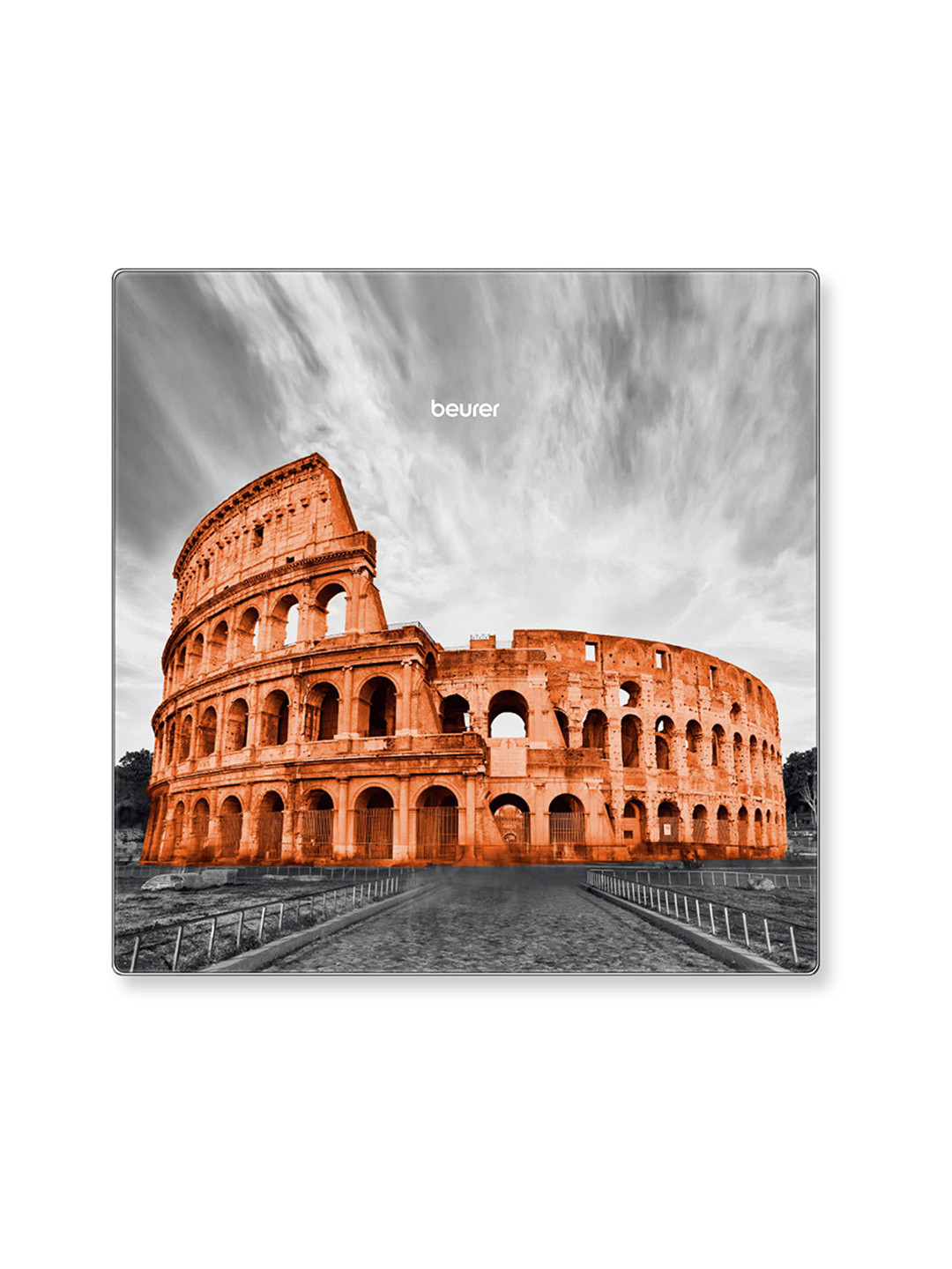 beurer GS 215 Rom Grey & Brown DOT Matrix Display Electronic Weighing Scale