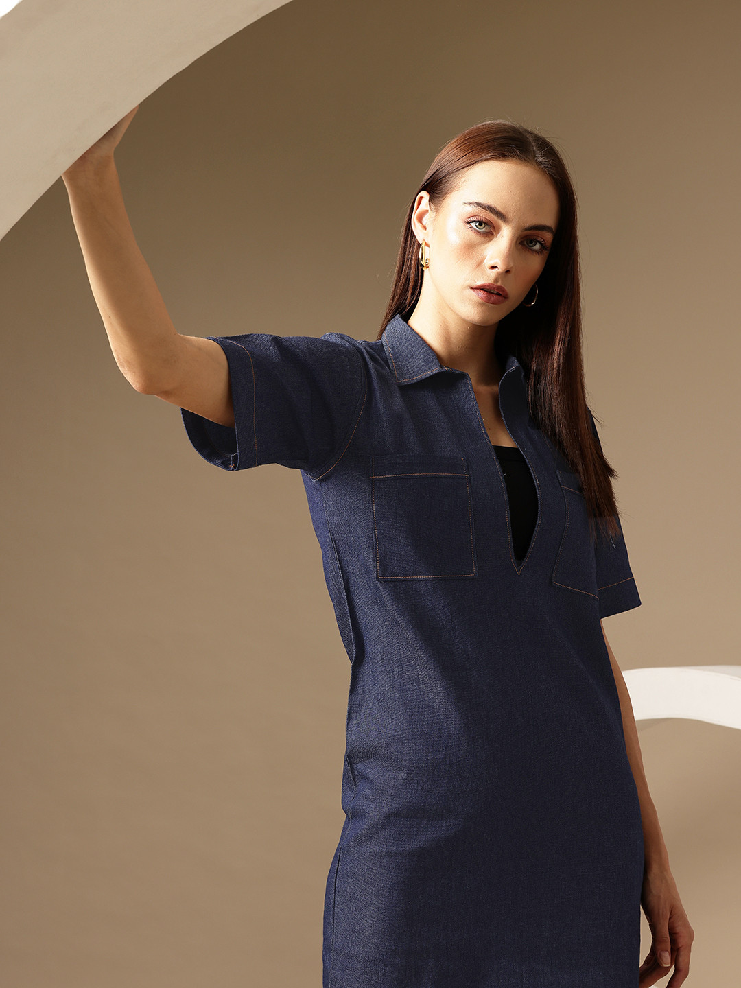 Chemistry Denim T-shirt Dress