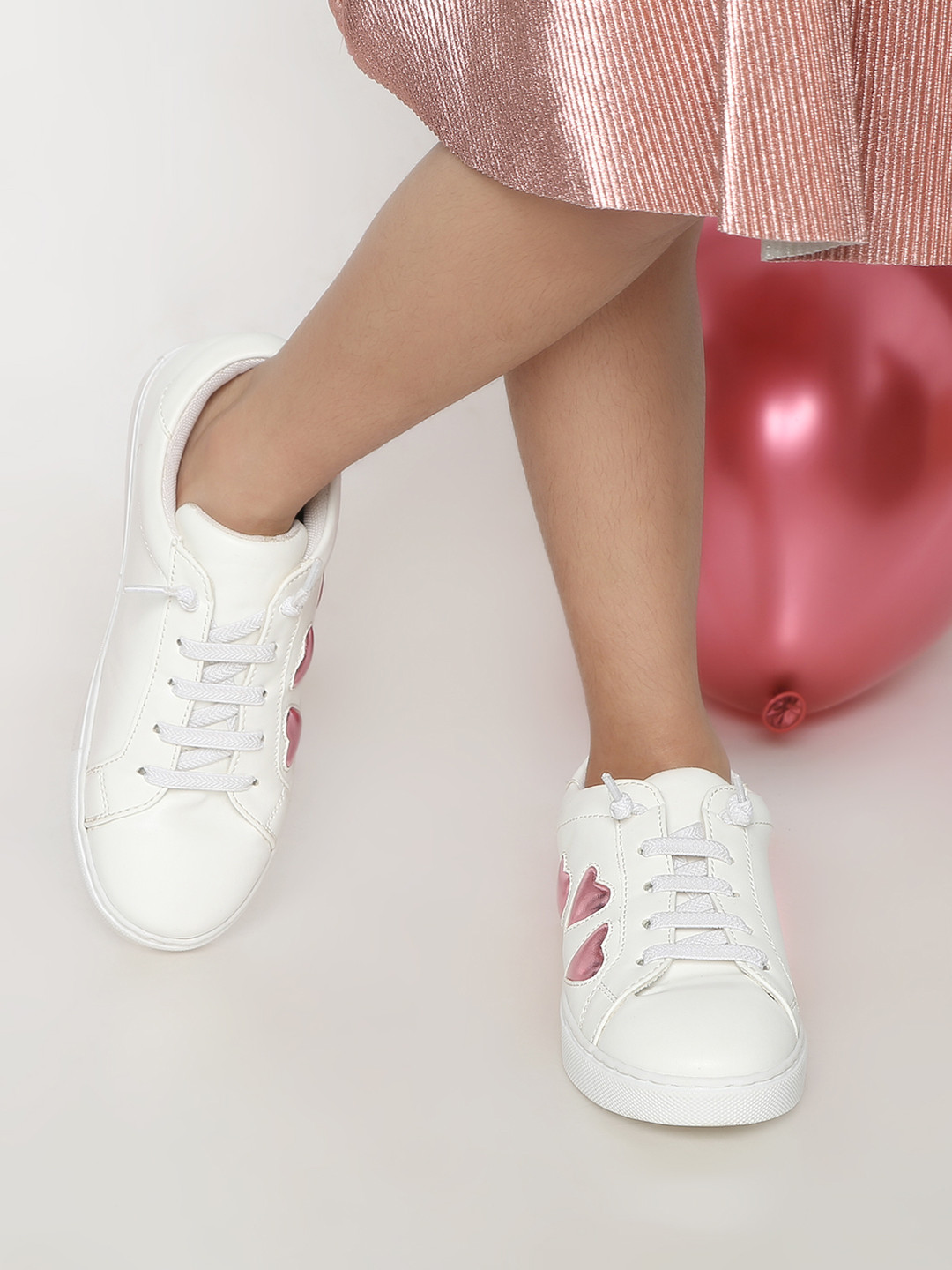 Aria Nica Girls PU Sneakers