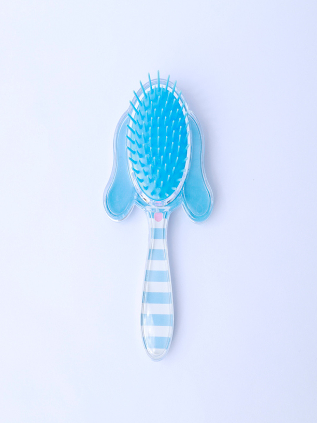 Beutifly Dog Shape Paddle Hairbrush - Blue