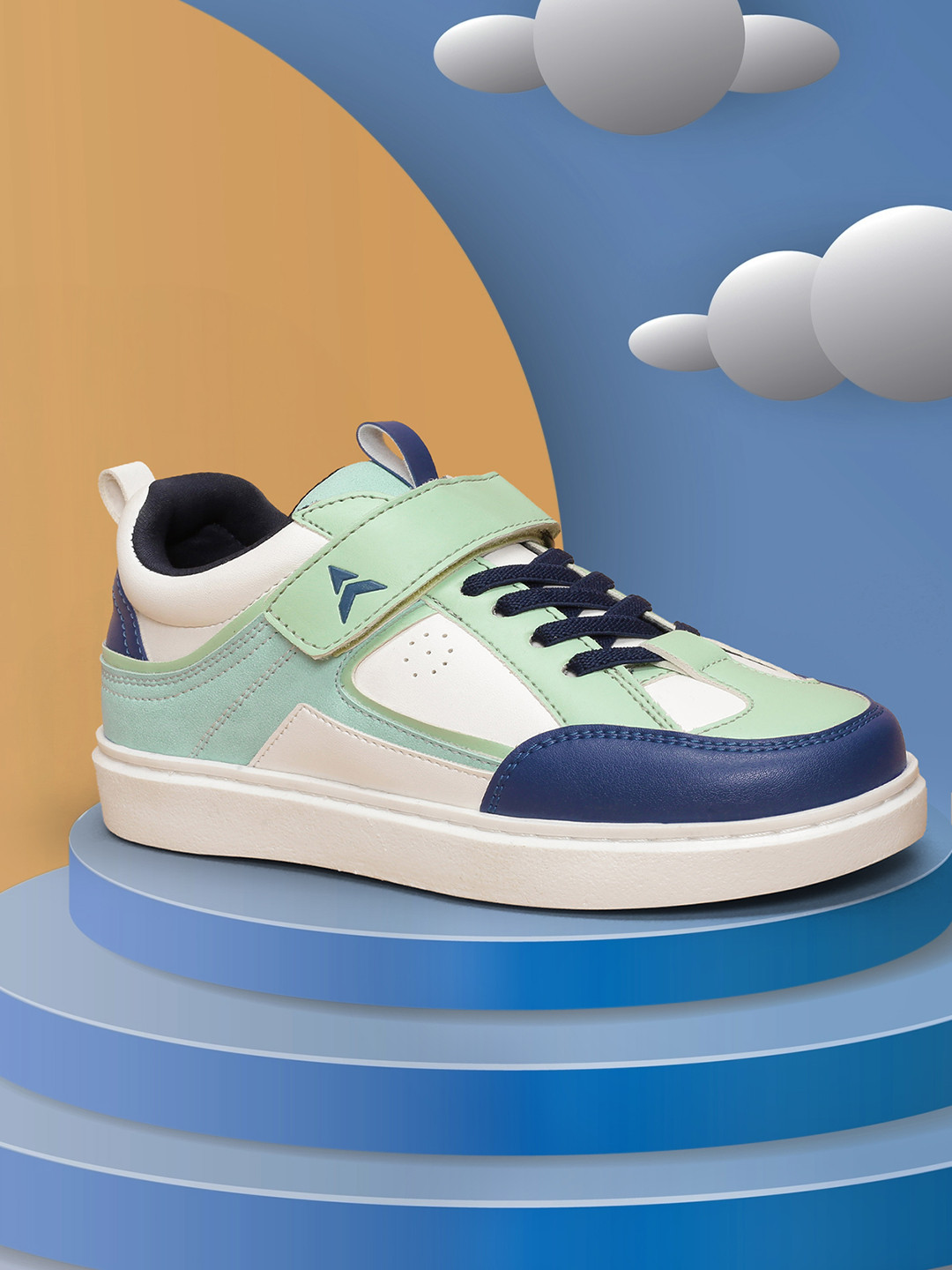 AVANT Kids Zoomix - L.Blue/White Casual Sneakers