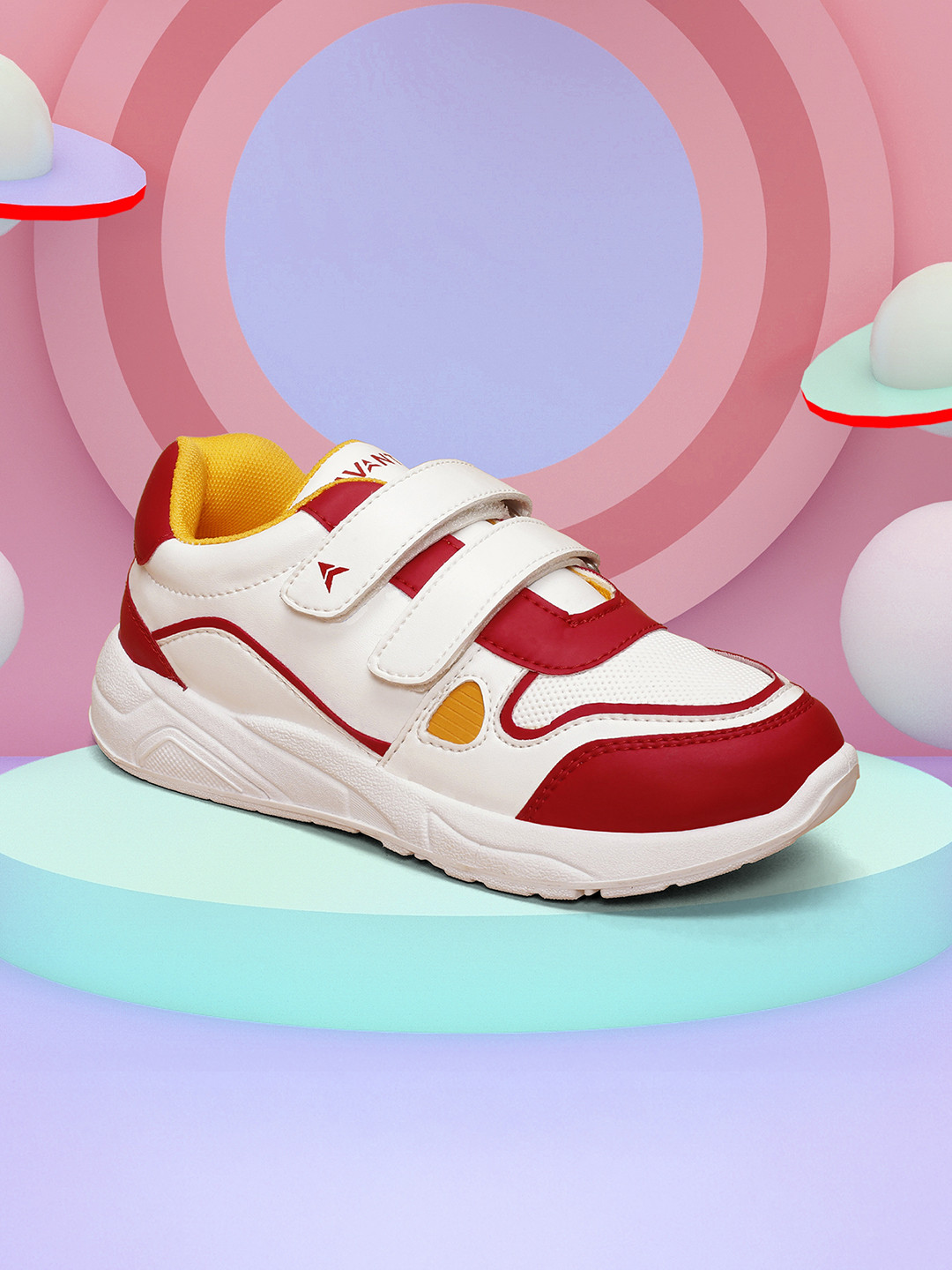 AVANT Unisex Kids TurboTots Sneaker - White / Red