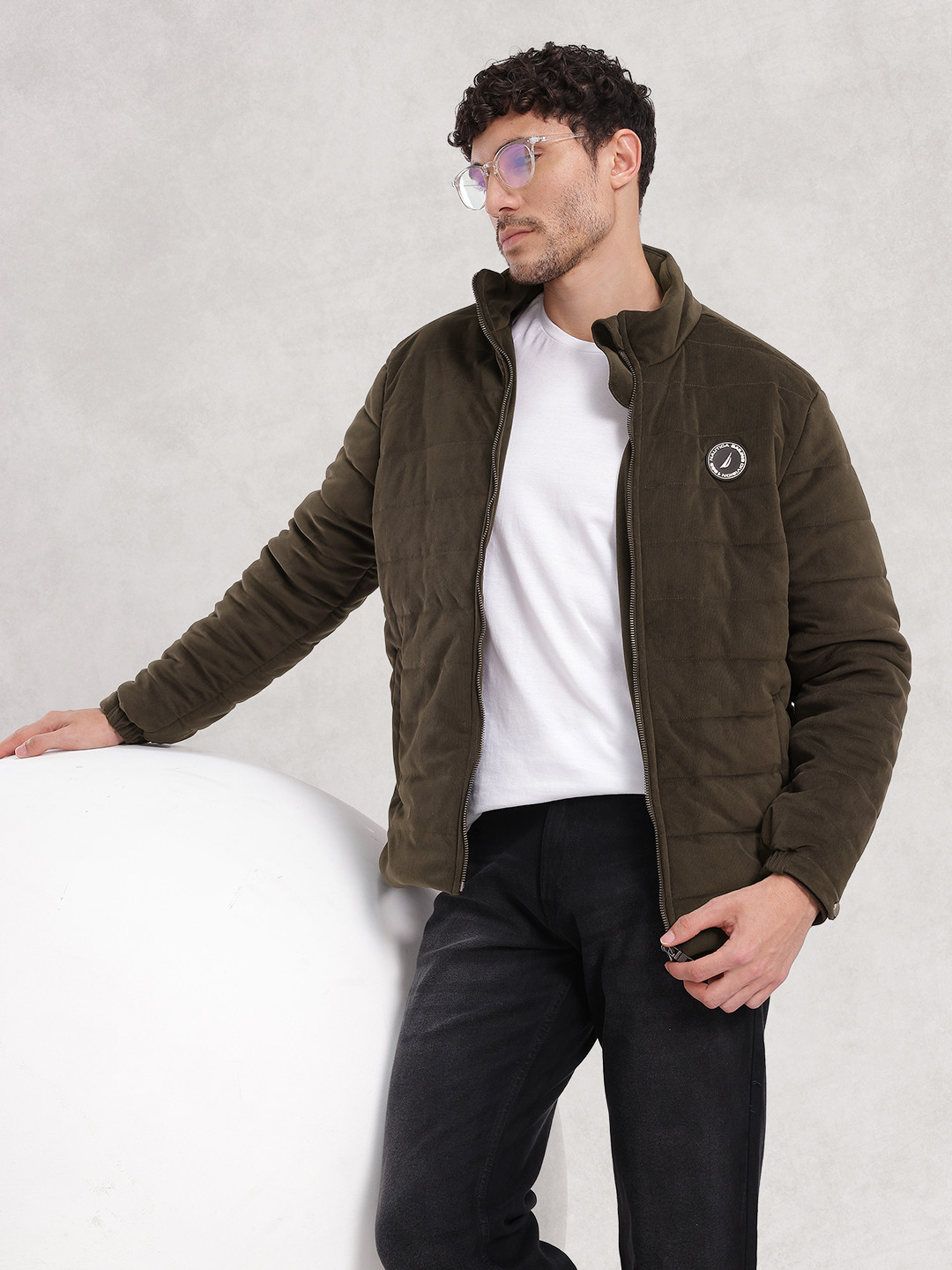 Nautica Corduroy Padded Jacket