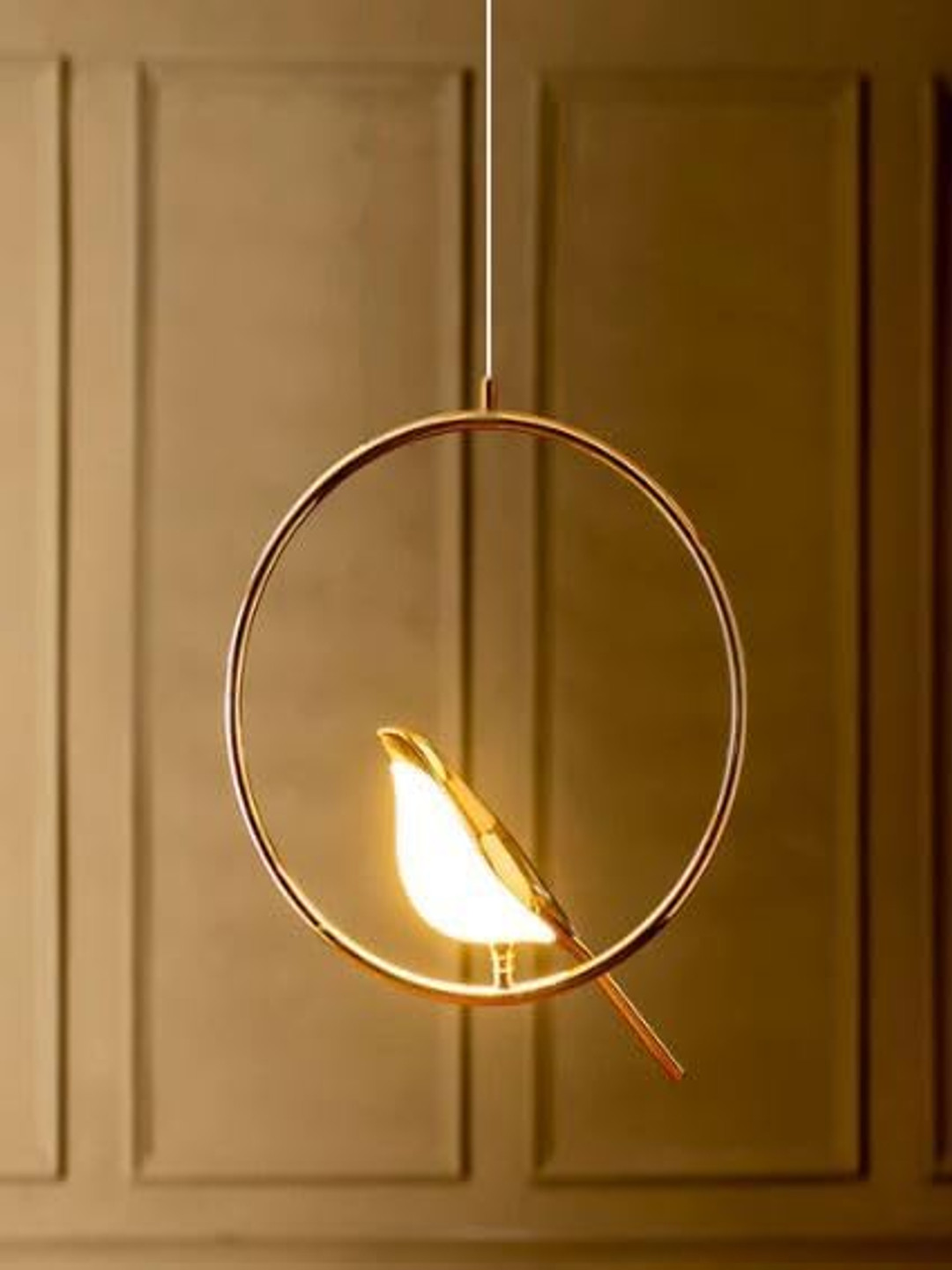 GAUVIK Gold-Toned Traditional Ceiling Lamp
