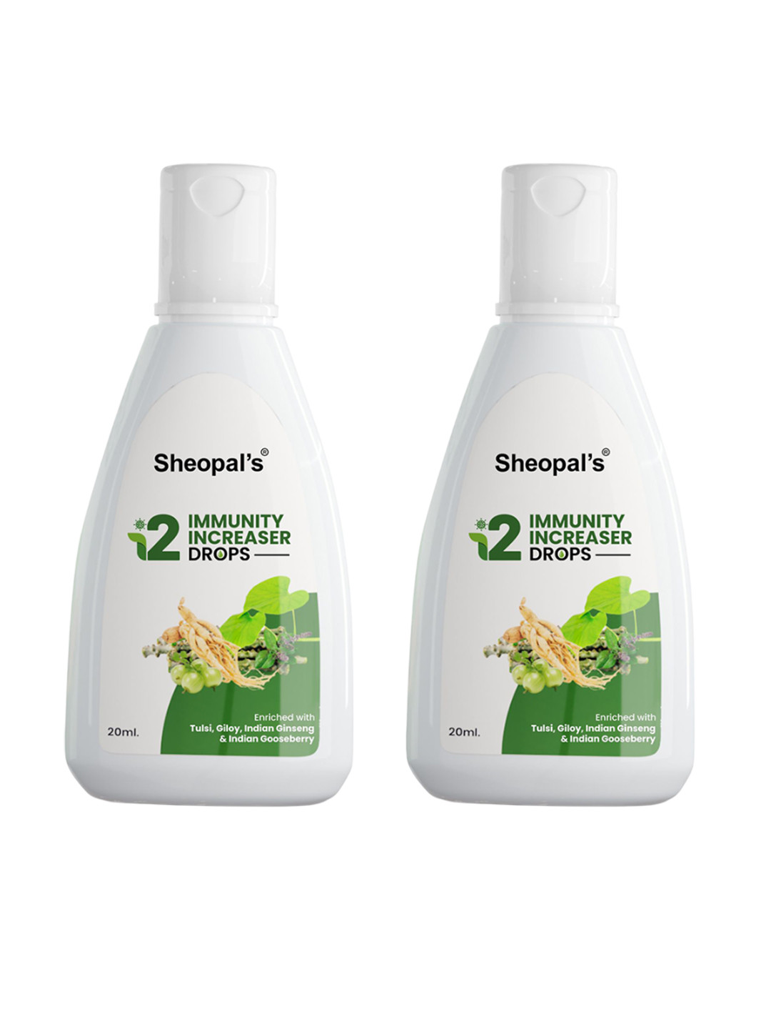 Sheopal's Set Of 2 i2 Immunity Increaser Drops - 20 ml Each