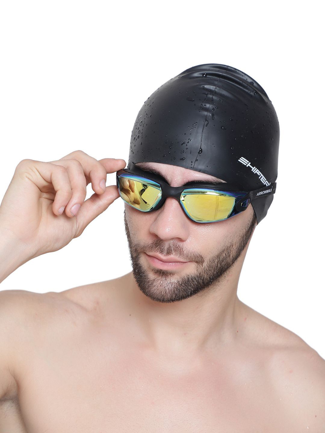ARROWMAX Electroplated Mirror Anti-Fog Swimming Goggles