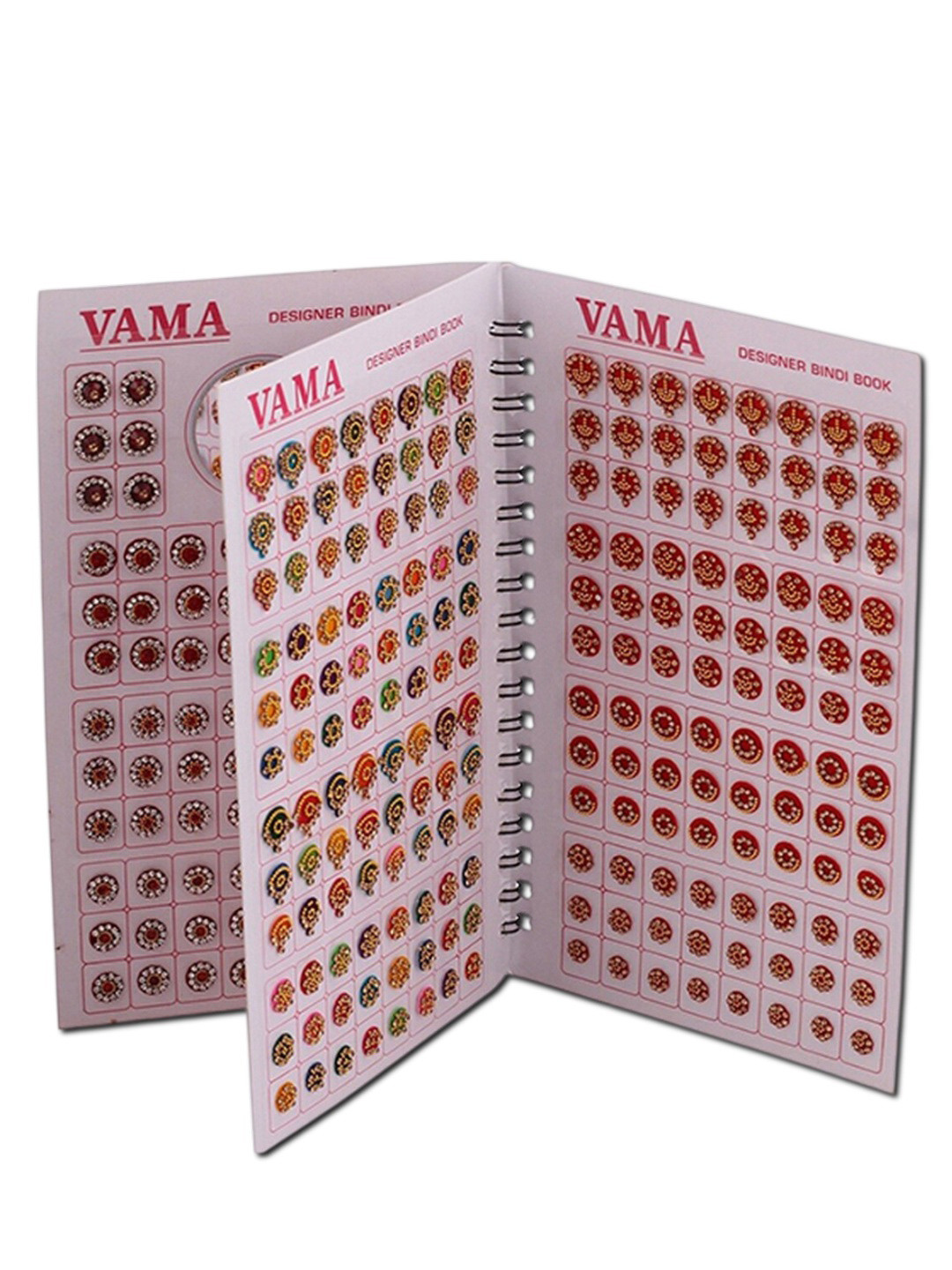 VAMA Women 960 Pcs Multicolour  Stone Bindi Book Forehead Sindoor Stickers