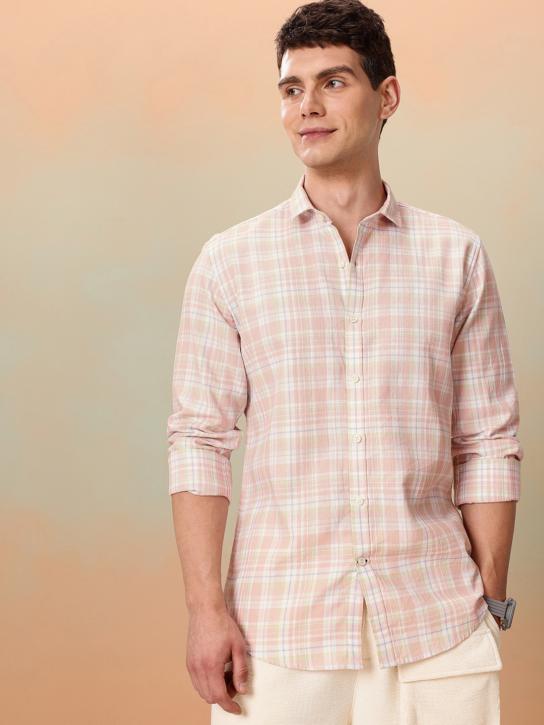 Mast & Harbour Checked Casual Shirt