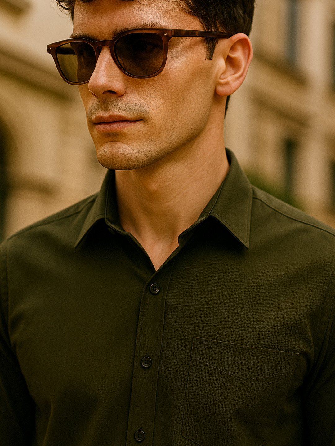 TRYBUY.IN Men Modern Opaque Party Shirt