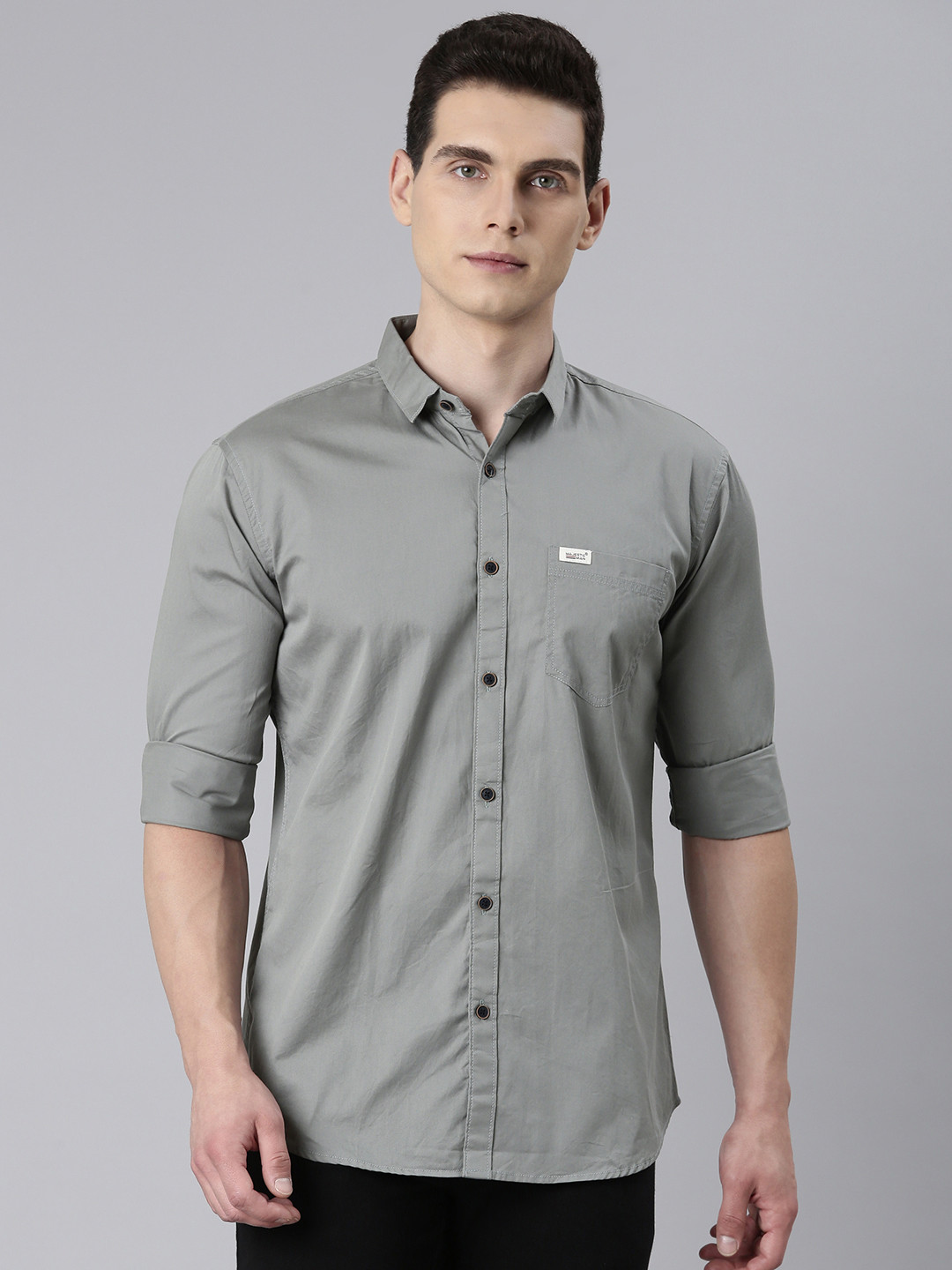 Majestic Man Men Comfort Slim Fit Pure Cotton Casual Shirt