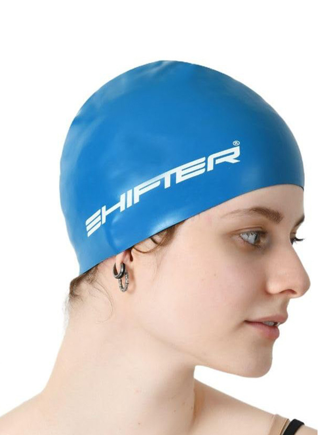 SHIFTER Reversible 2-in-1 Silicone Stretchable Swimming Cap