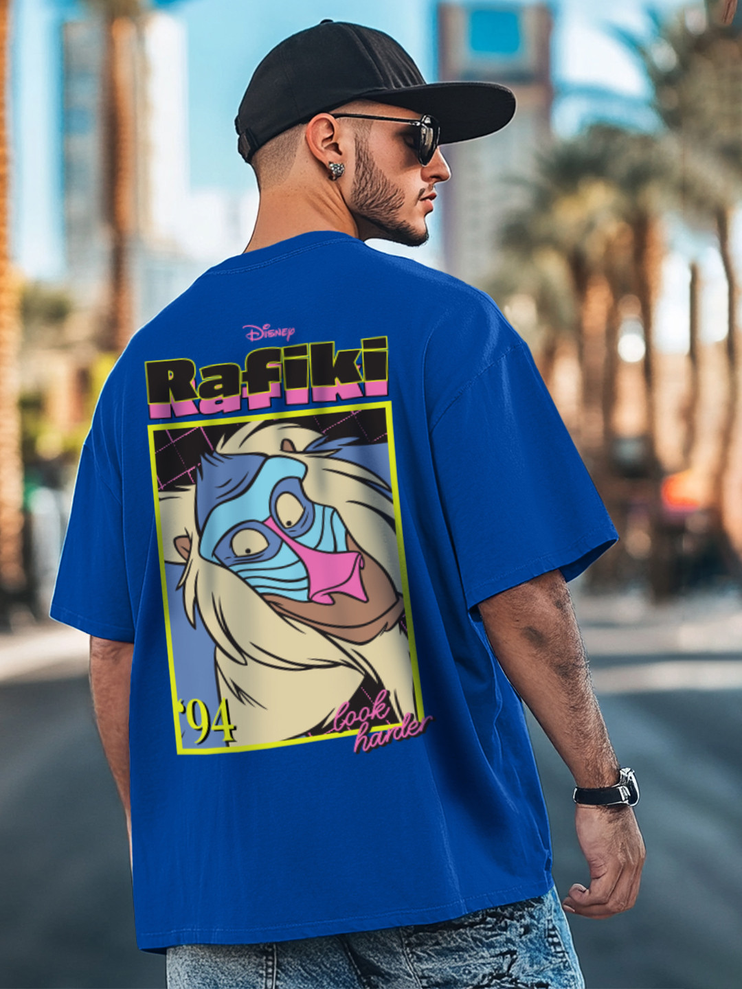 VEIRDO Men Lion King Printed T-shirt