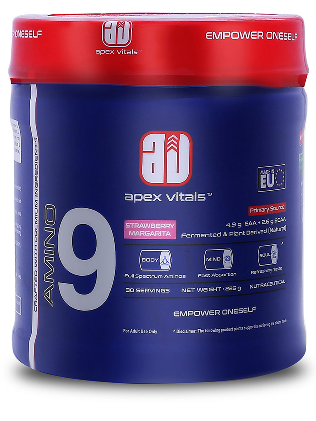 Apex Vitals Amino 9 Protein - 255 g- Strawberry Margarita
