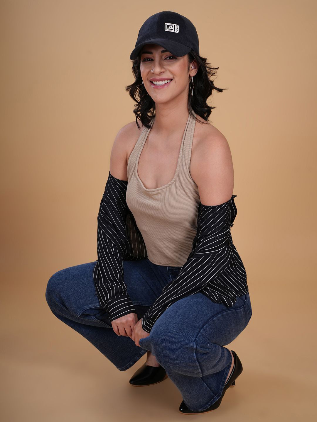 Hencemade Halter Neck Cotton Tank Top With Inbuilt Pad