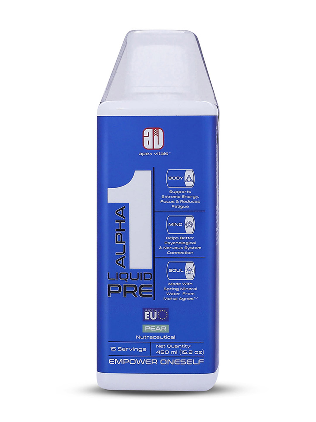 Apex Vitals Alpha 1 Liquid Pre Sports RTD - 450 ml