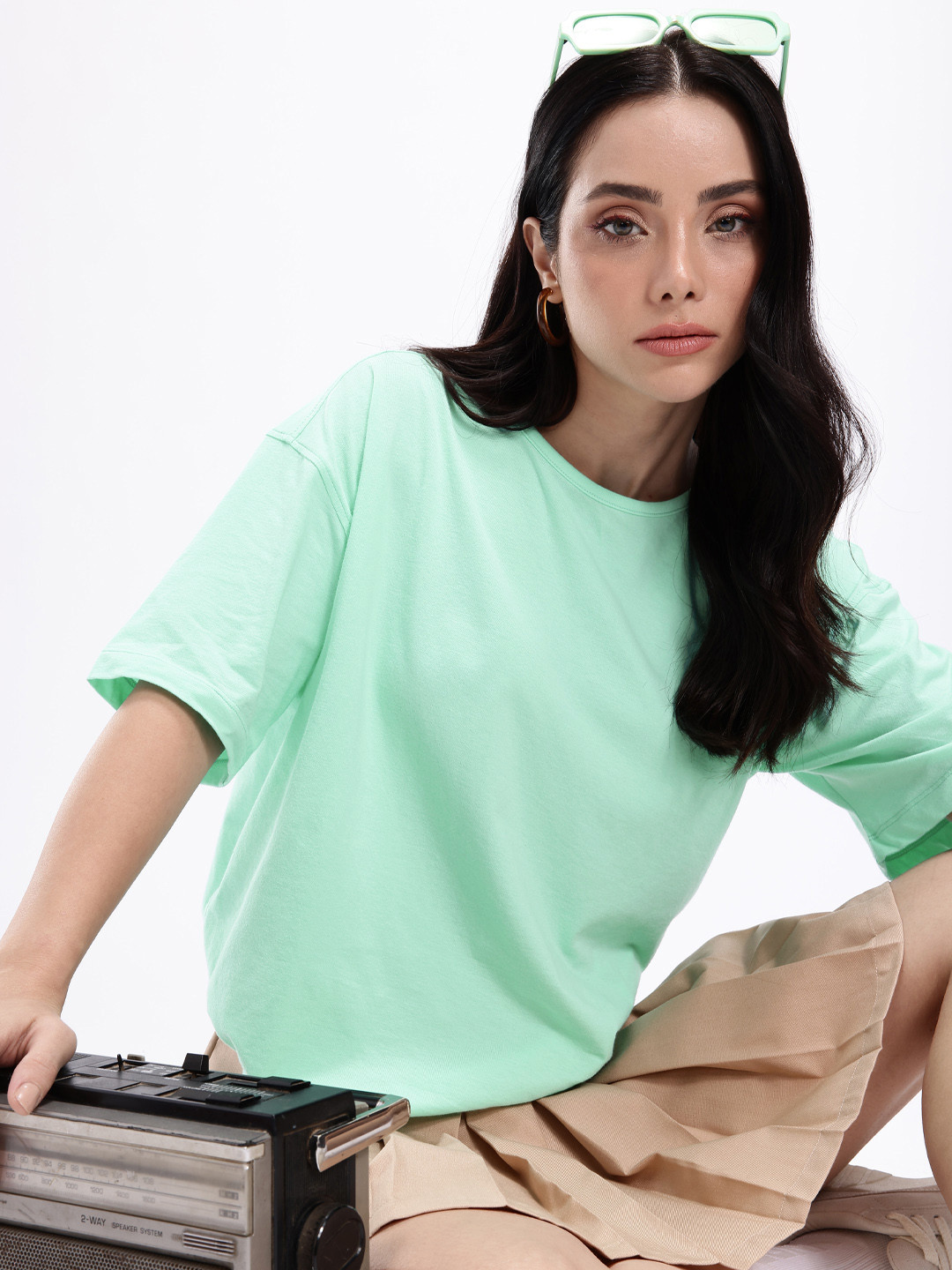 Kook N Keech Solid Oversized T-shirt