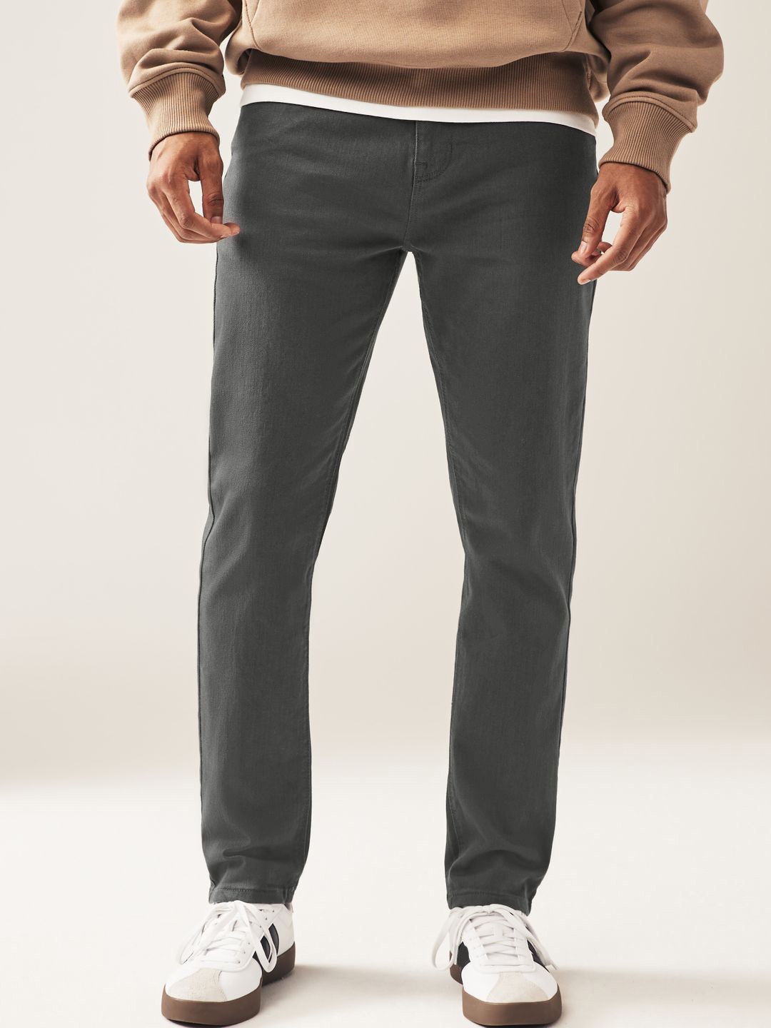 NEXT Men Slim Fit Mid-Rise Stretchable Jeans