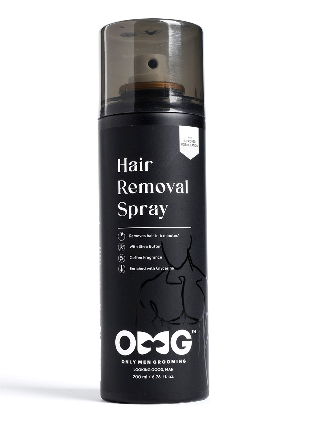 OMG OnlyMenGrooming Hair Removal Spray - 200 ml