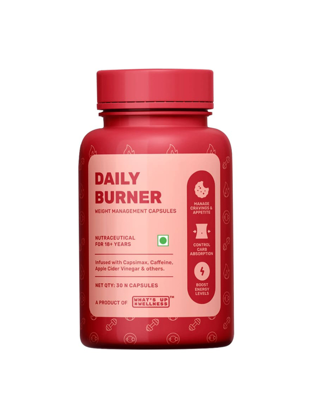 What's Up Wellness Daily Burner Weight Management Capsules - 30 Capsules