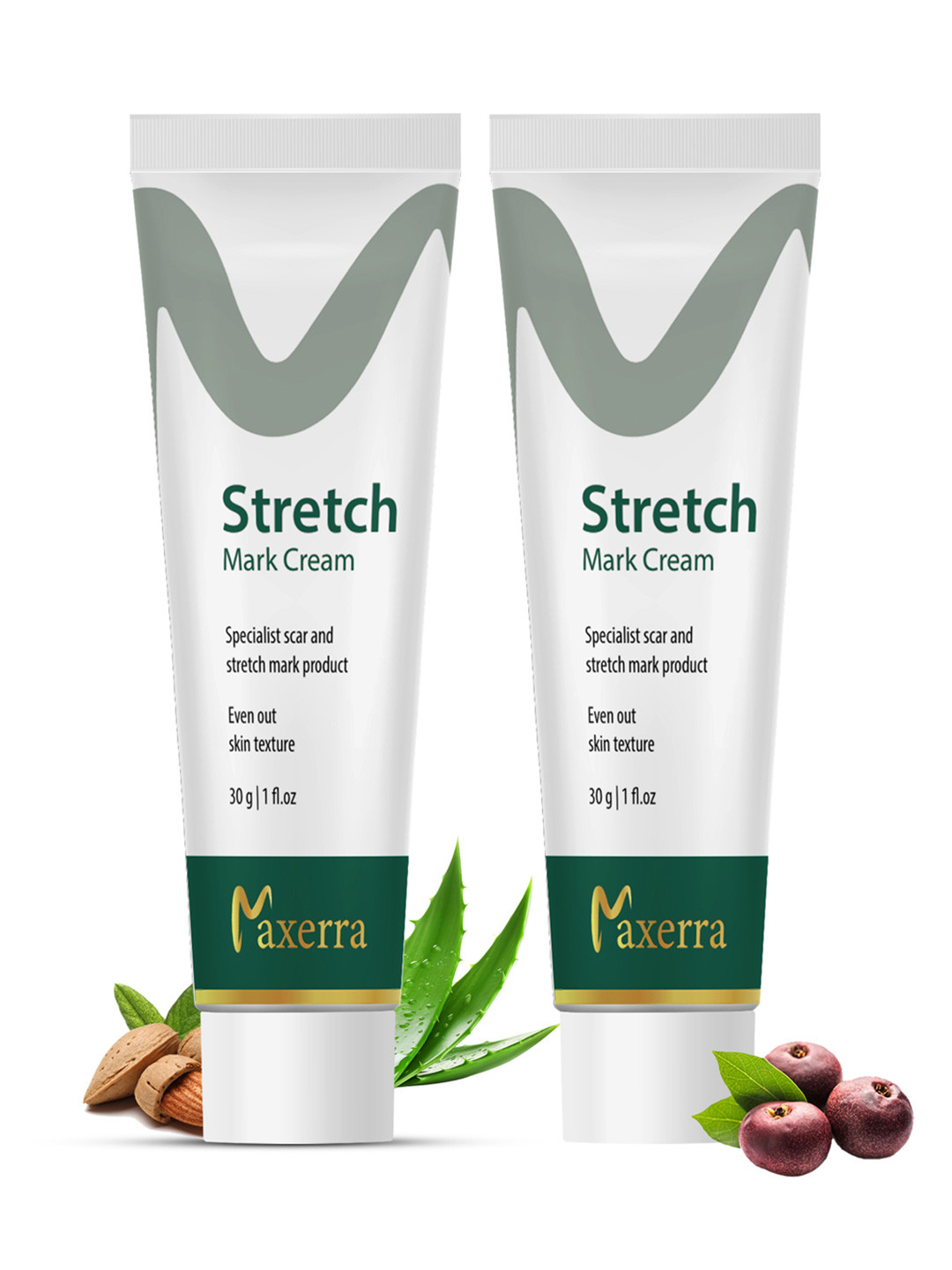 Maxerra Set Of 2 Stretch Mark Cream - 30 g Each