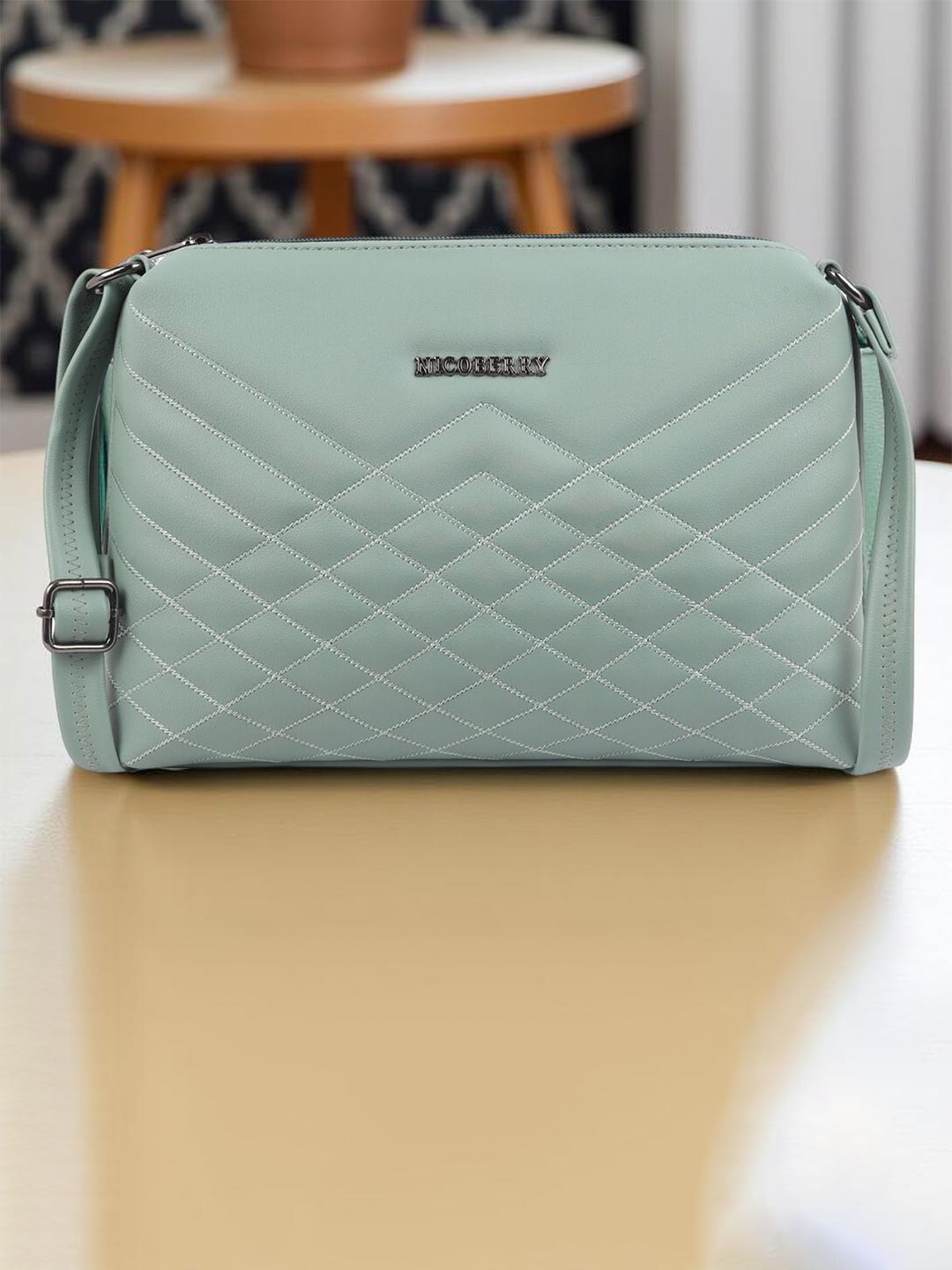 Nicoberry Women Solid Crossbody Sling Bag