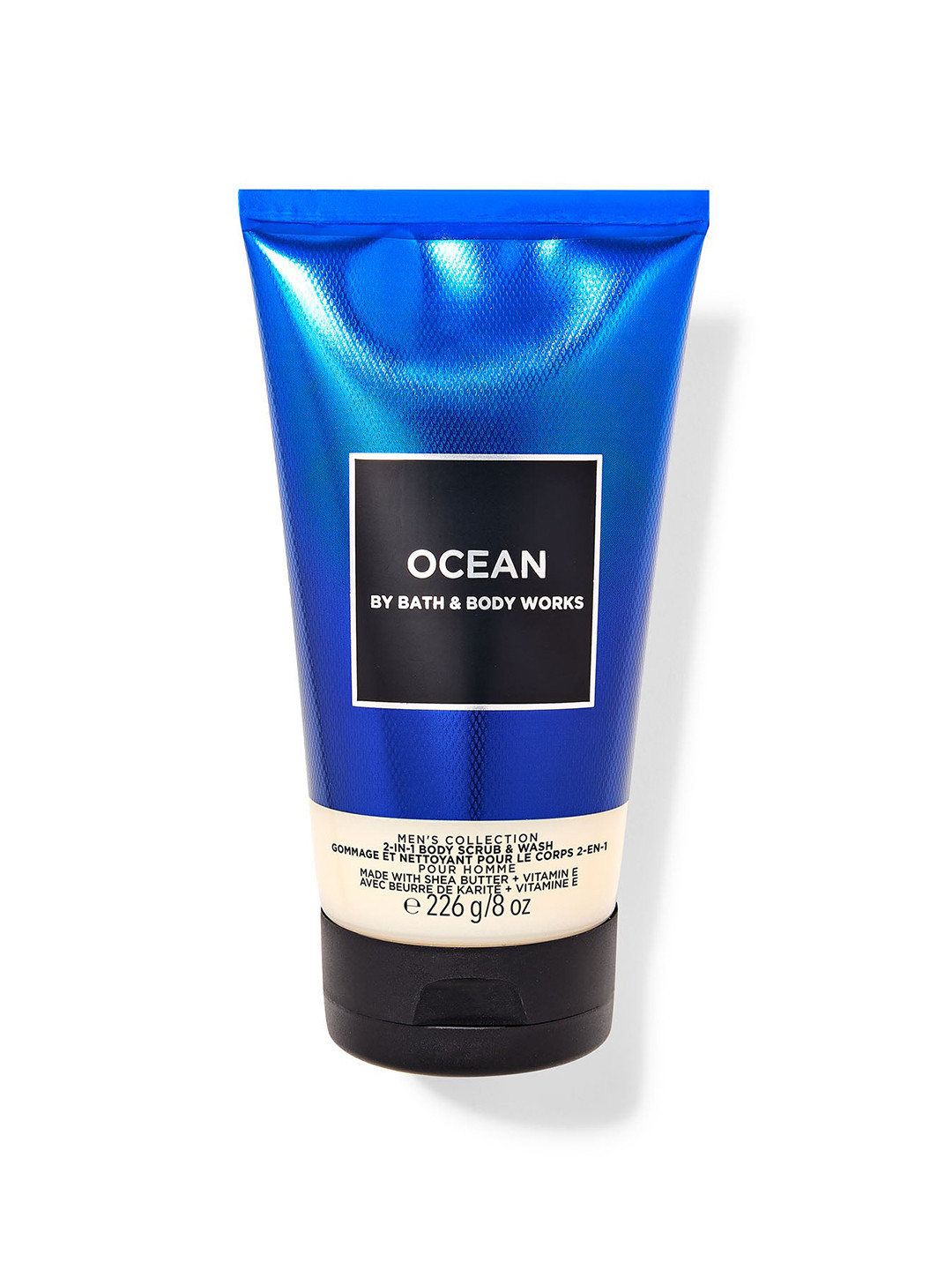 Bath & Body Works Men Ocean Body Scrub-Wash with Shea Butter & Vitamin E - 226 g