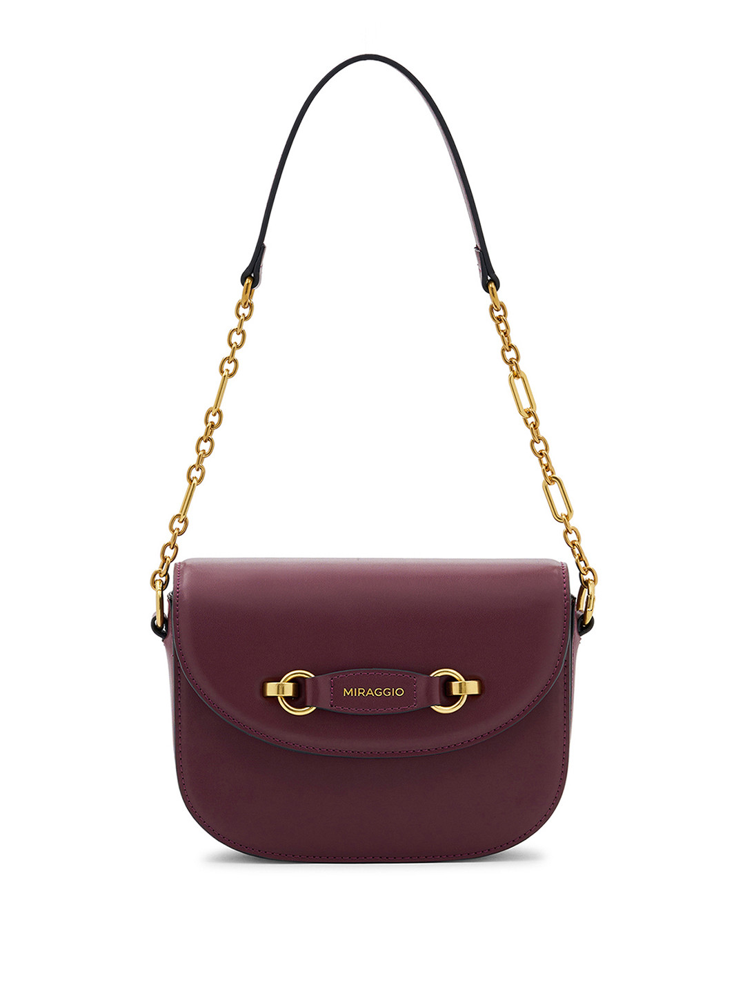 MIRAGGIO Women Solid Structured Shoulder Bag