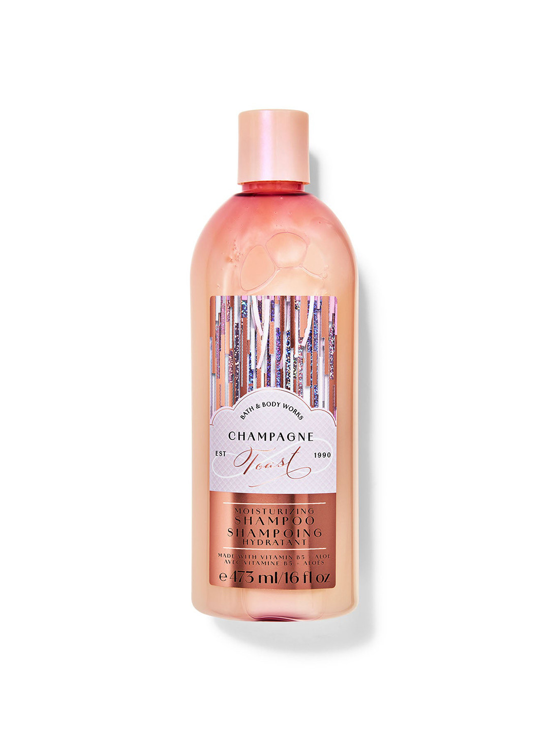 Bath & Body Works Champagne Toast Moisturizing Shampoo with Vitamin B5 & Aloe - 473 ml