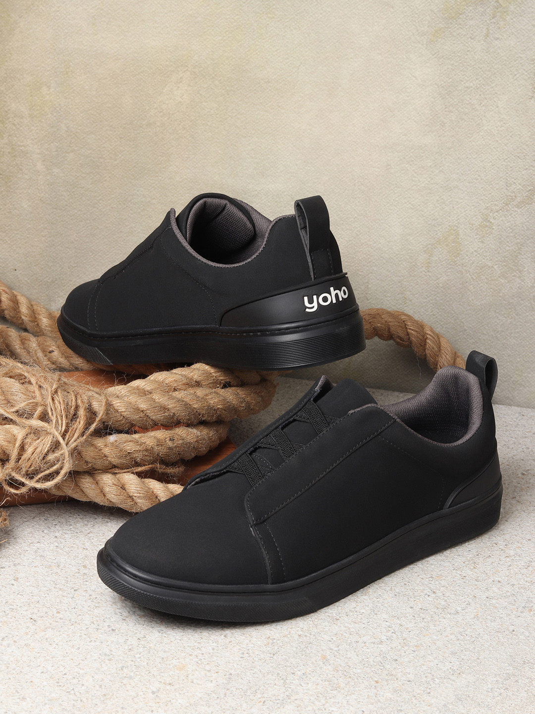 yoho Men Ejogs Nubuck Leather Footpharma Footbed Slip-On  Sneaker