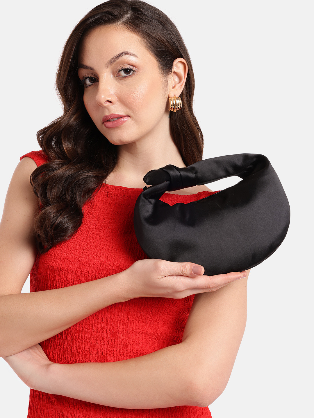 MANGO Half Moon Handheld Bag