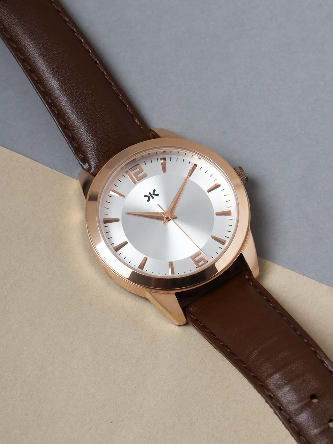 Killer Men Brass Dial & Straps Analogue Watch KLM105A