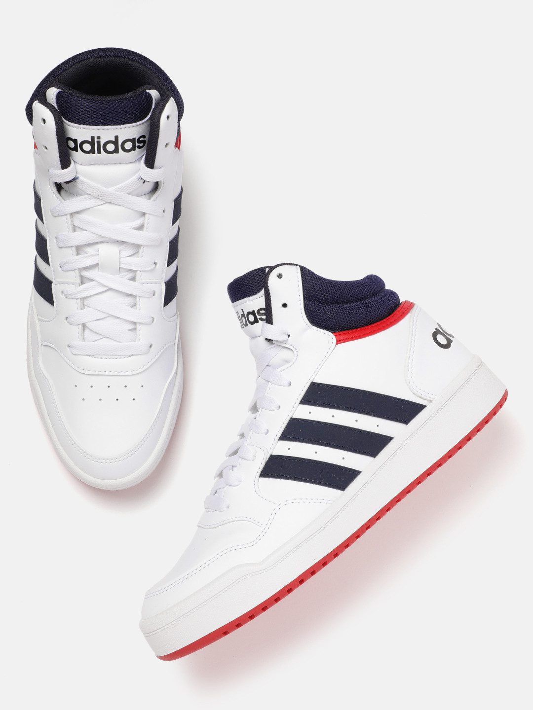 ADIDAS Men Hoops 3.0 Mid-top IKD Baketball Shoes