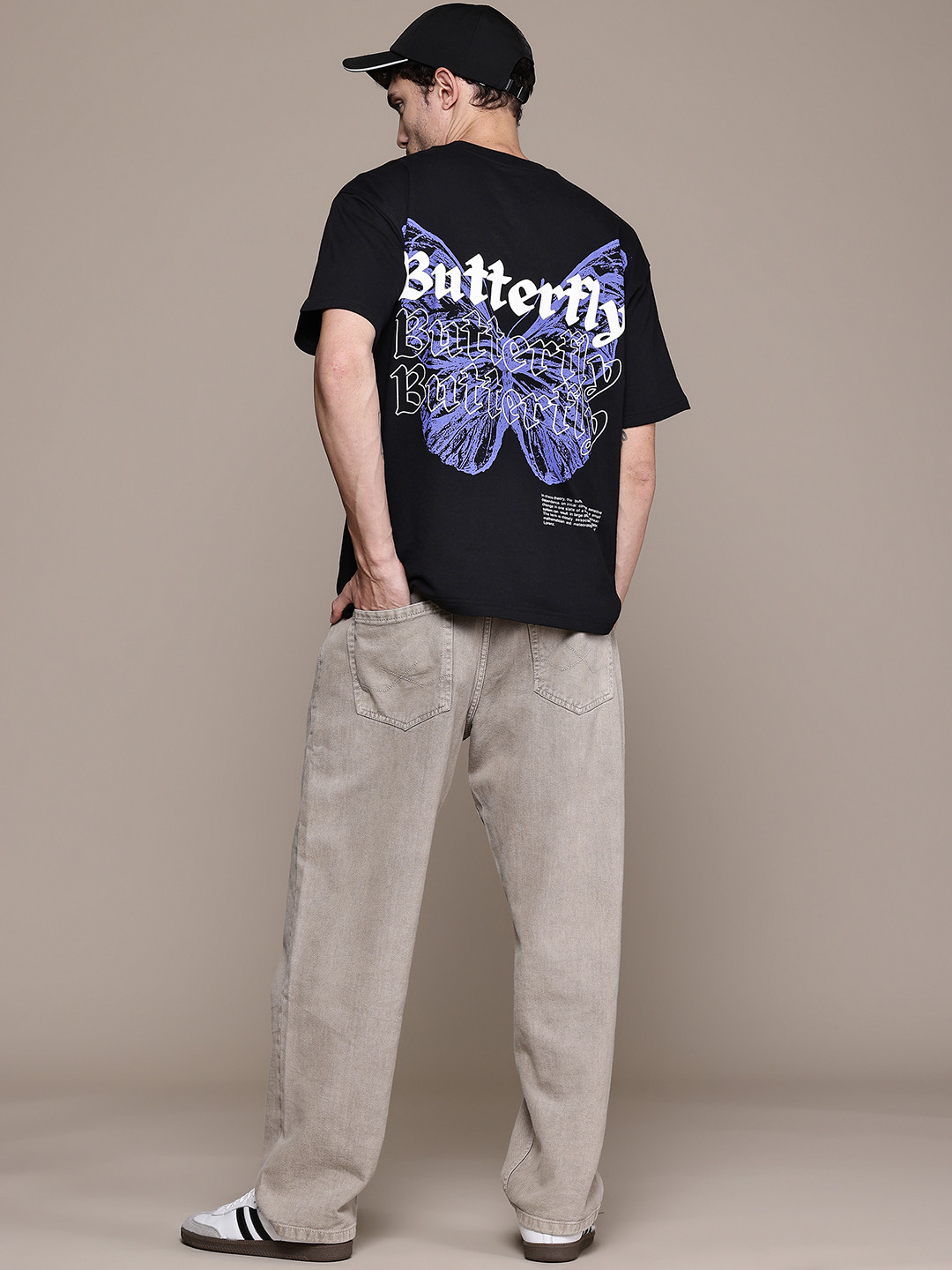 ZORI WORLD Unisex Typography Puff Printed T-shirt