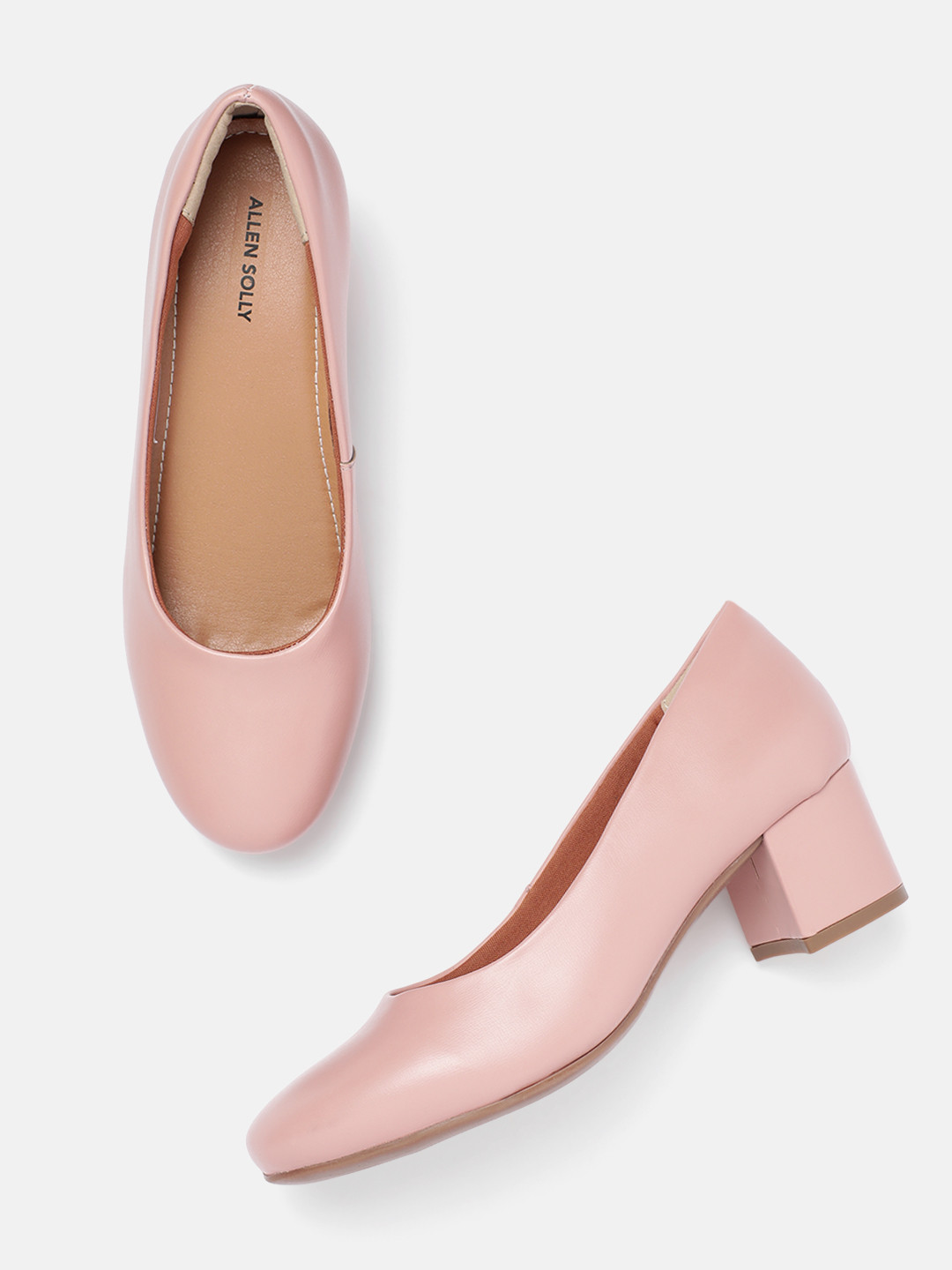 Allen Solly Smart Casual Block Heel Pumps