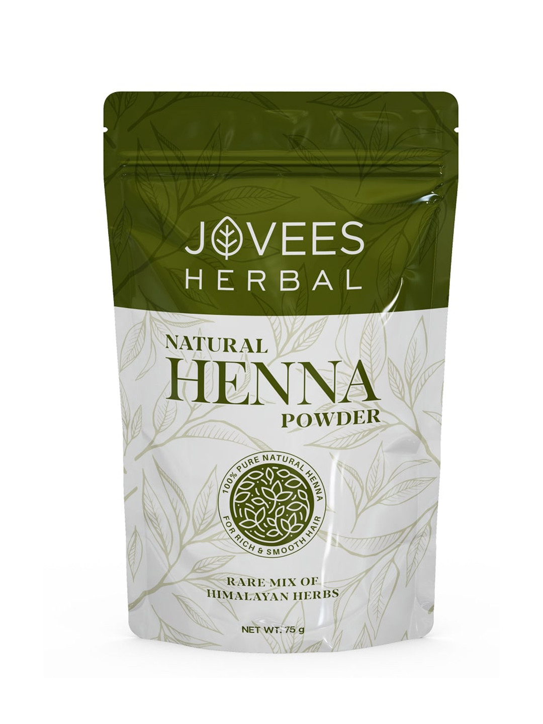 Jovees Henna Powder With Jojoba Oil Controls Hair Fall & Repairs Damaged Hair - 75 g