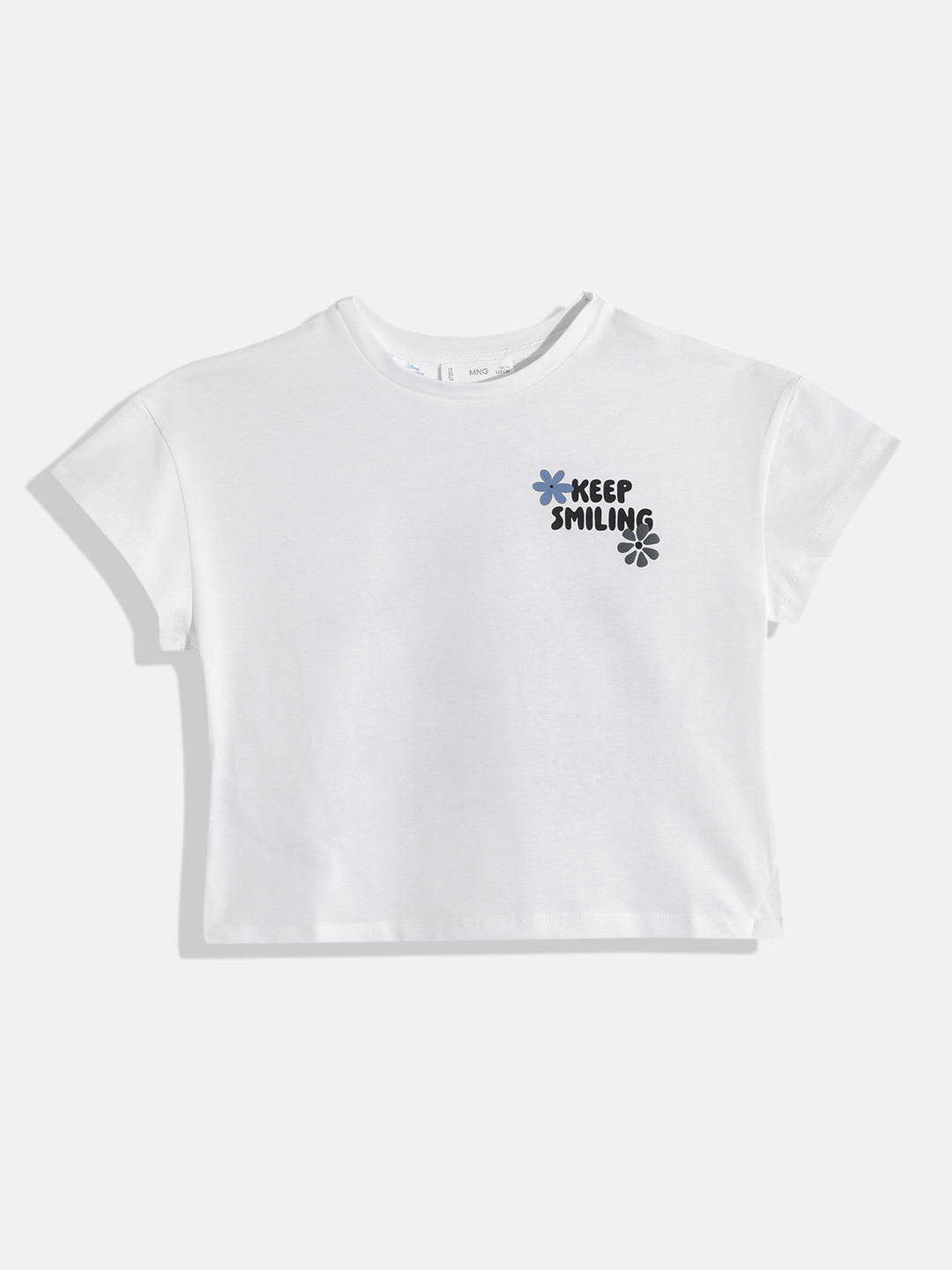 Mango Kids Girls Disney Print Pure Cotton T-shirt