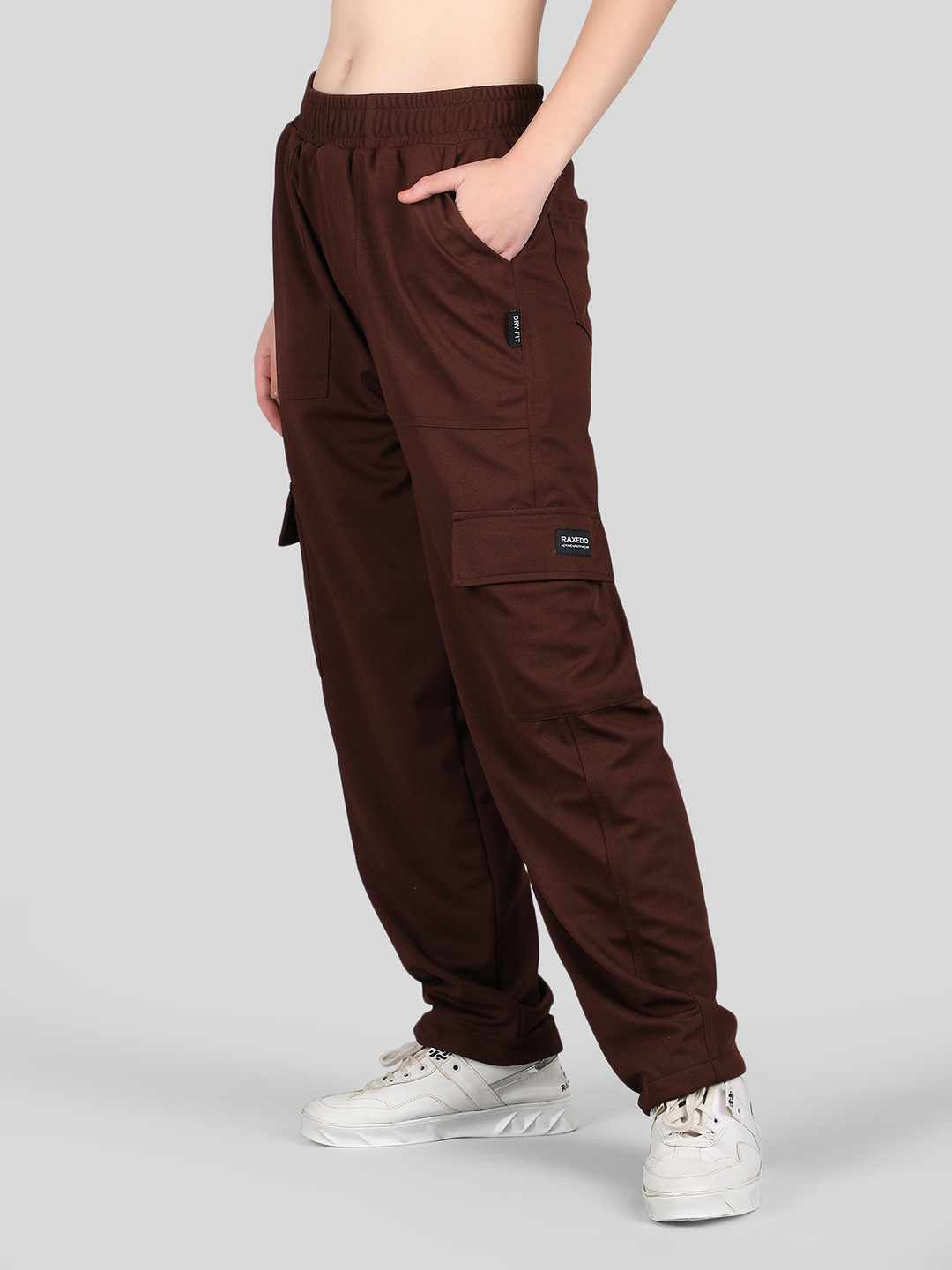 Raxedo Women High-Waist Cargo Pants Trekking Pants