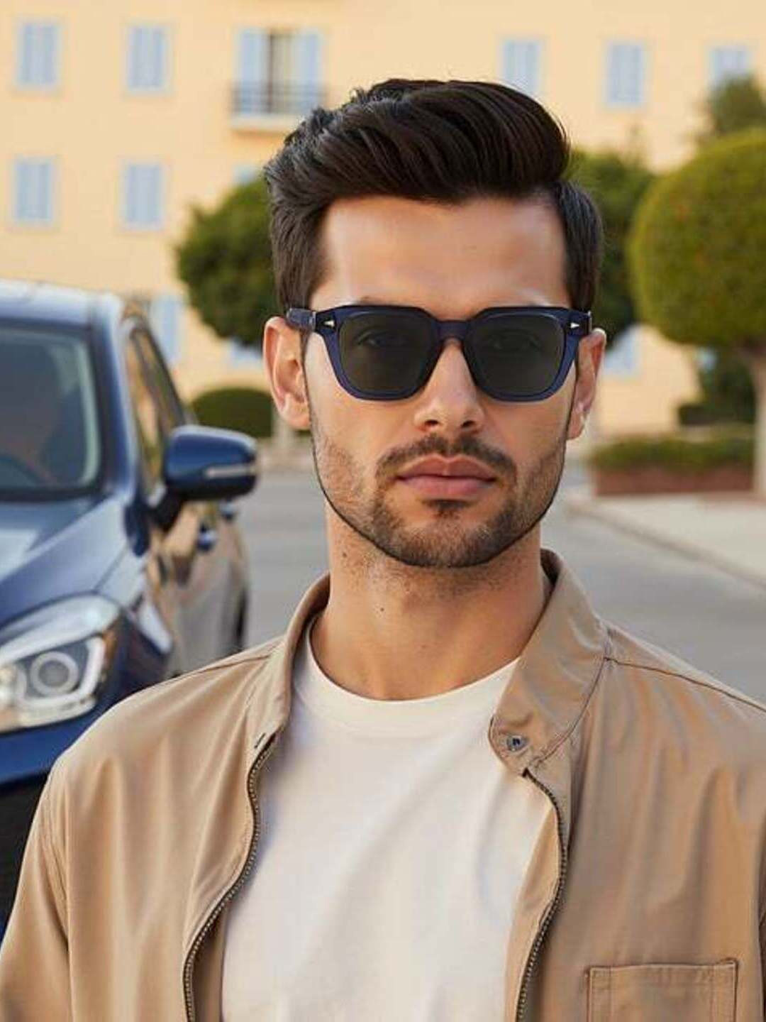 Vincent Chase Unisex Square Sunglasses with Polarised and UV Protected Lens 228812