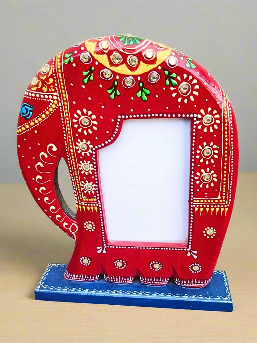 apka mart Red Printed Table Photo Frame