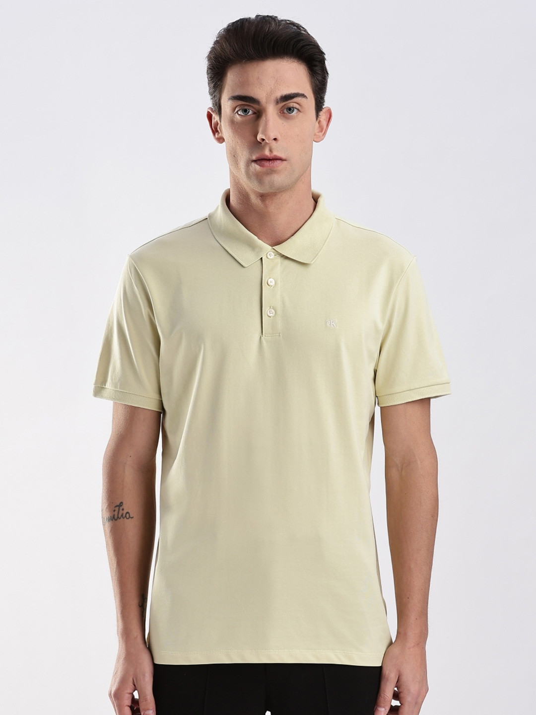 Calvin Klein Jeans Men Polo Collar T-shirt