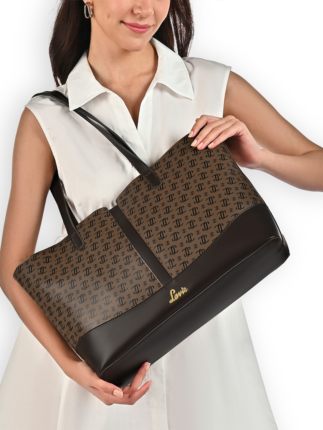 Lavie Women Mono LL Samara Large Tote Handbag