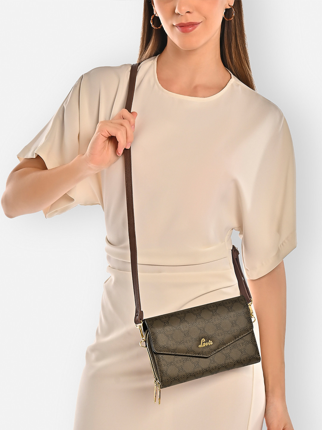 Lavie Women Mono Sally Dual Zip Wallet