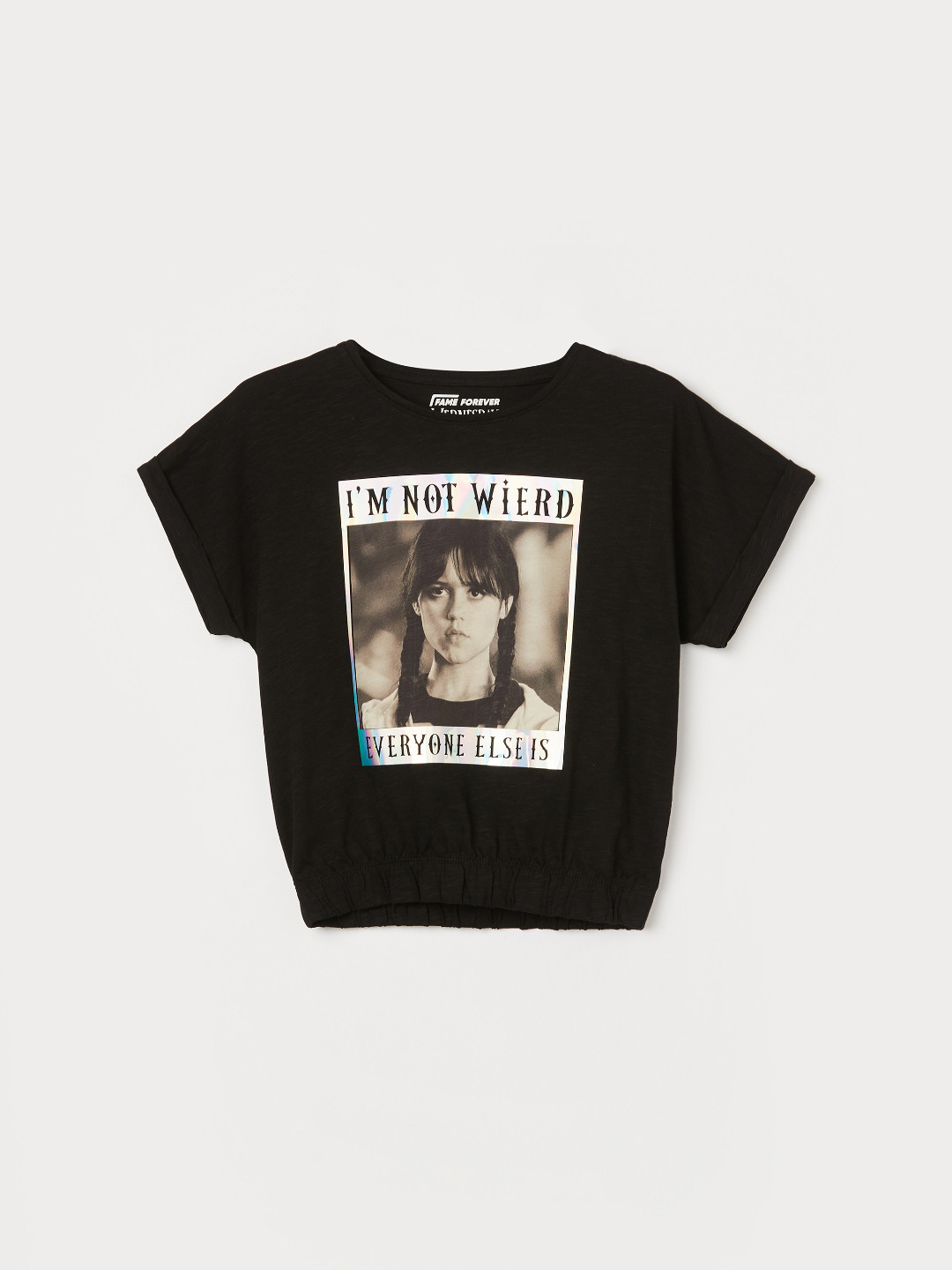 Fame Forever by Lifestyle Girls Wednesday Printed Cotton T-shirt