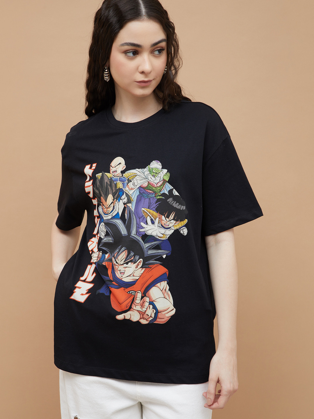 Ginger by Lifestyle Women Typography Drop-Shoulder Sleeves T-shirt