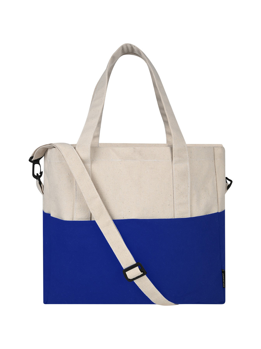 RAK DESIGNS Unisex Colourblocked Structured Tote Bag